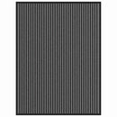 vidaXL Ajtószőnyeg Fekete 80 x 120 cm Polipropilén