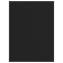 vidaXL lábtörlő fekete 90x120cm