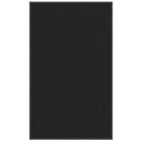 vidaXL lábtörlő fekete 90x150 cm