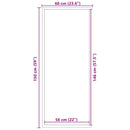 vidaXL lábtörlő antracit 60x150 cm