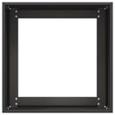 vidaXL fekete hidegen hengerelt acél növénytartó 40x40x40 cm