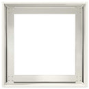 vidaXL fehér hidegen hengerelt acél növénytartó 40x40x40 cm