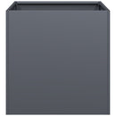 vidaXL antracitszürke hidegen hengerelt acél növénytartó 40x40x40 cm