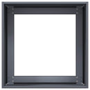 vidaXL antracitszürke hidegen hengerelt acél növénytartó 40x40x40 cm