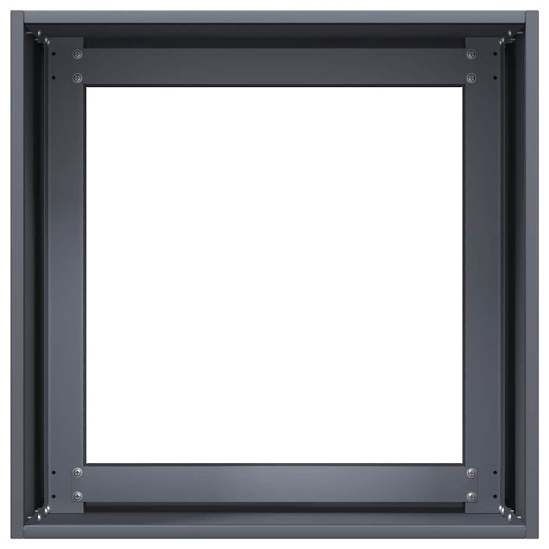 vidaXL antracitszürke hidegen hengerelt acél növénytartó 40x40x40 cm