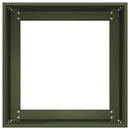 vidaXL olívazöld hidegen hengerelt acél növénytartó 40x40x40 cm