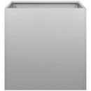 vidaXL növénytartó 40x40x40 cm Horganyzott acél