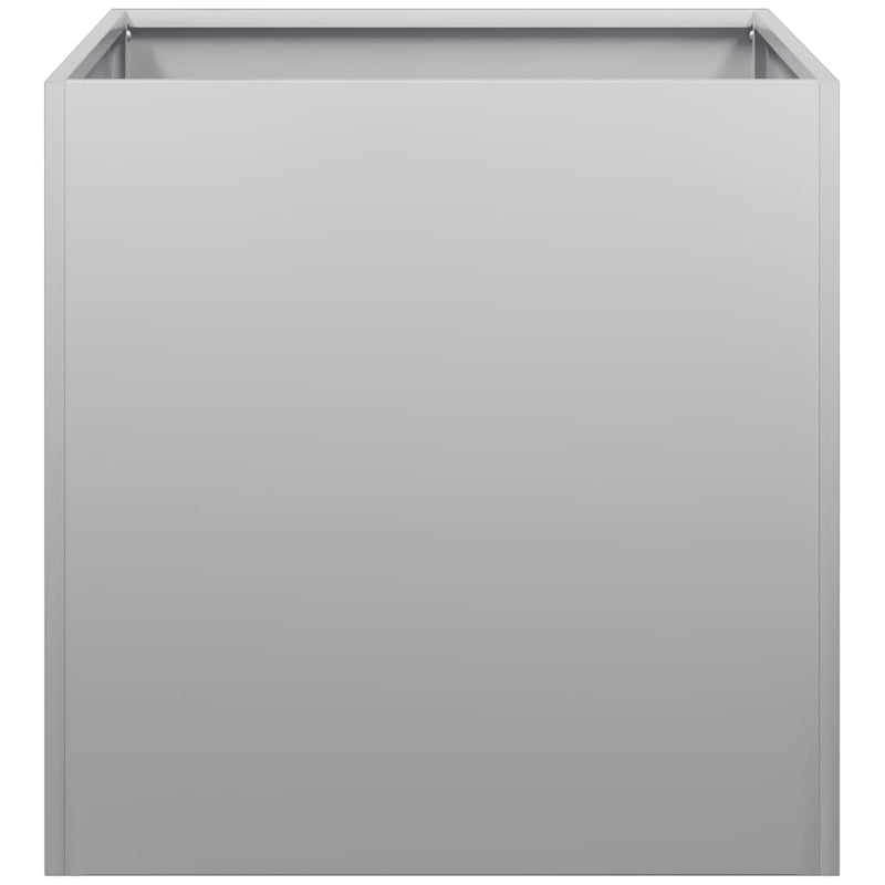 vidaXL növénytartó 40x40x40 cm Horganyzott acél