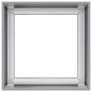 vidaXL növénytartó 40x40x40 cm Horganyzott acél