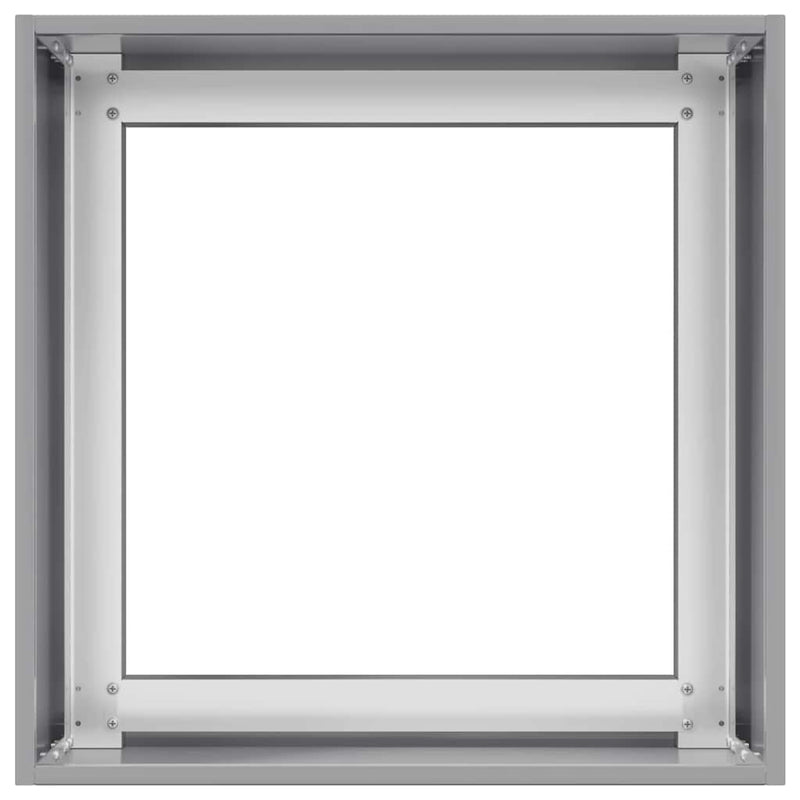 vidaXL növénytartó 40x40x40 cm Horganyzott acél