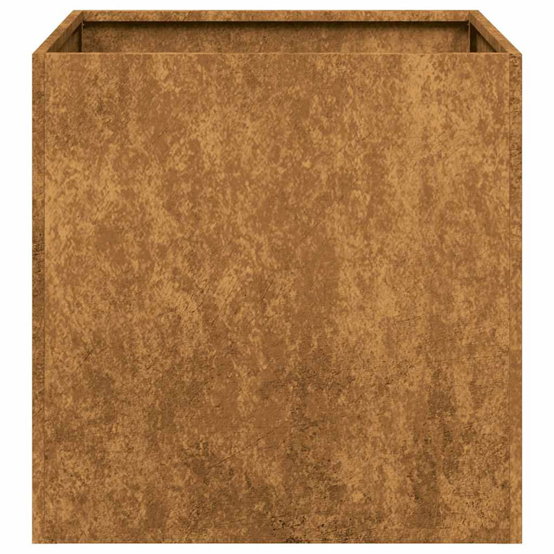 vidaXL ültető rozsdás 40x40x40 cm időjárásálló acélból