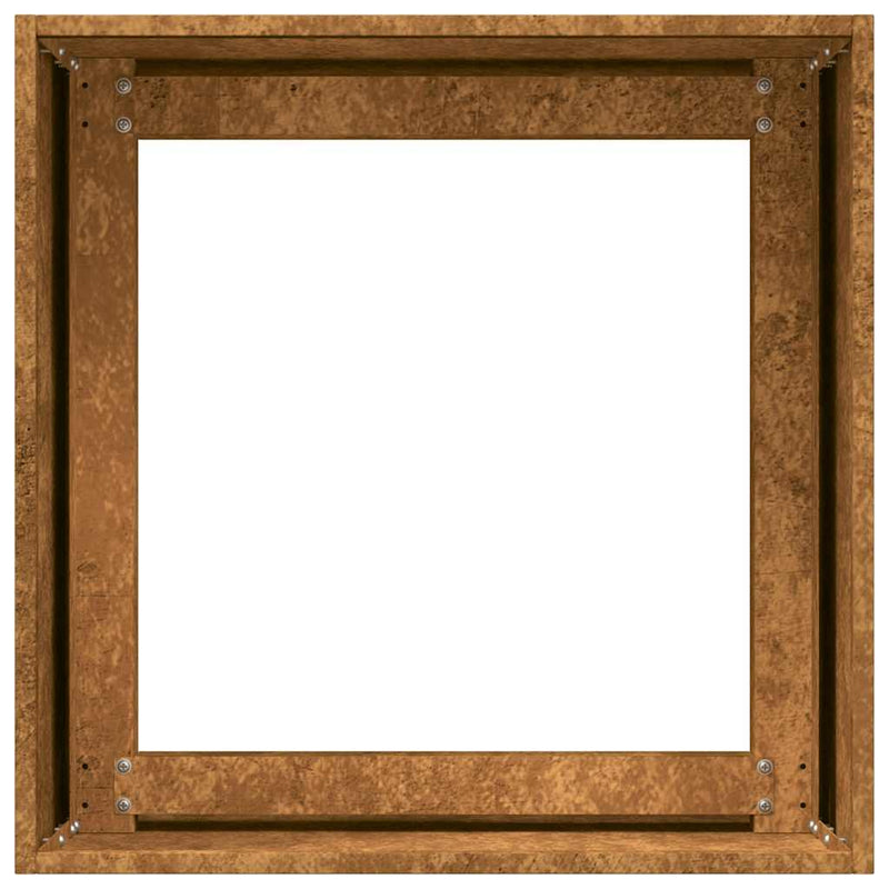 vidaXL ültető rozsdás 40x40x40 cm időjárásálló acélból