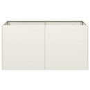 vidaXL fehér hidegen hengerelt acél növénytartó 80x40x40 cm