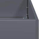 vidaXL növénytartó antracitszürke 80x40x40 cm hidegen hengerelt acél