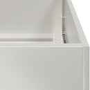 vidaXL növénytartó 120x40x40 cm rozsdamentes acélból