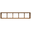 vidaXL növénytartó rozsdás 200x40x40 cm időjárásálló acélból