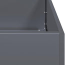 vidaXL növénytartó antracitszürke 280x40x40 cm hidegen hengerelt acél