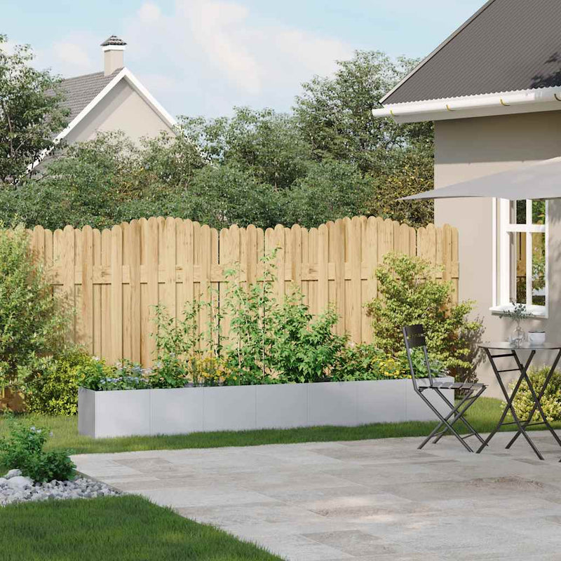 vidaXL növénytartó 280x40x40 cm horganyzott acél