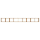 vidaXL növénytartó rozsdás 360x40x40 cm időjárásálló acélból