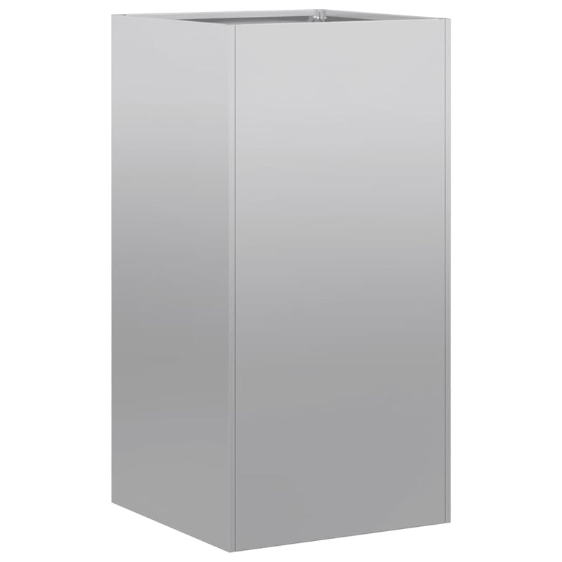 vidaXL növénytartó 40x40x80 cm Horganyzott acél