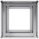 vidaXL növénytartó 40x40x80 cm Horganyzott acél