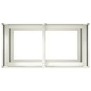 vidaXL ültetvény Fehér 80x40x80 cm Hidegen hengerelt acélból