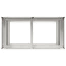vidaXL ültetvény 80x40x80 cm Rozsdamentes acél