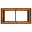 vidaXL ültető rozsdás 80x40x80 cm időjárásálló acélból