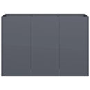 vidaXL növénytartó antracitszürke 120x40x80 cm hidegen hengerelt acél