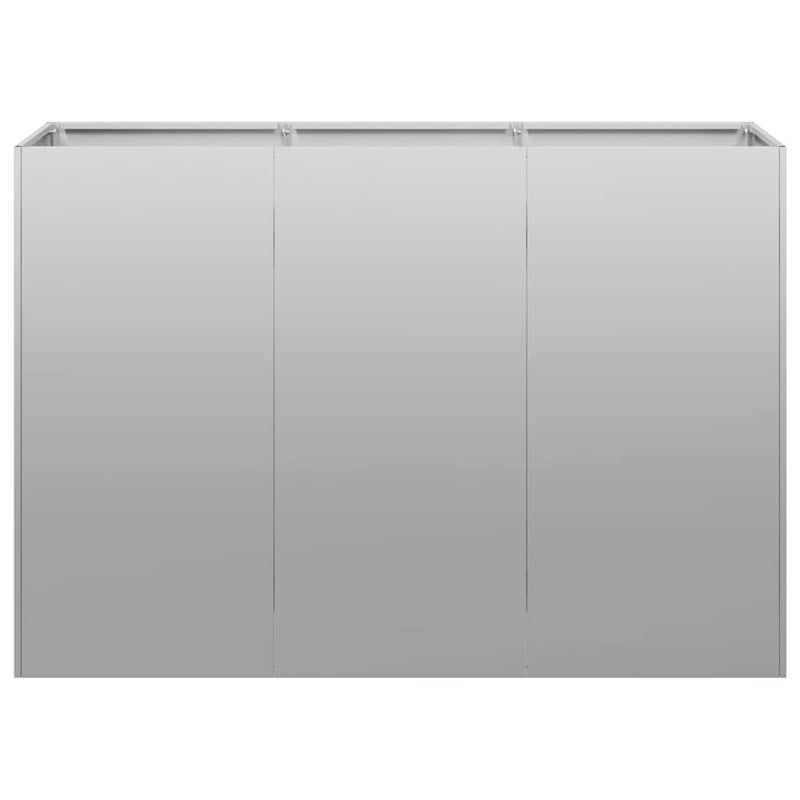 vidaXL növénytartó 120x40x80 cm Horganyzott acél