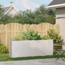 vidaXL ültetvény 200x40x80 cm Rozsdamentes acél