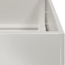 vidaXL ültetvény 200x40x80 cm Rozsdamentes acél