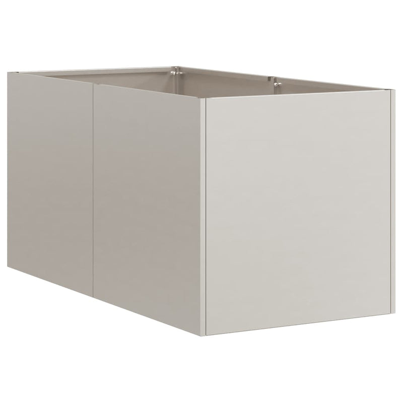 vidaXL ültető rozsdás 40x80x40 cm időjárásálló acélból