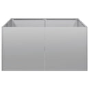 vidaXL Növénytartó 80x80x40 cm Horganyzott acél