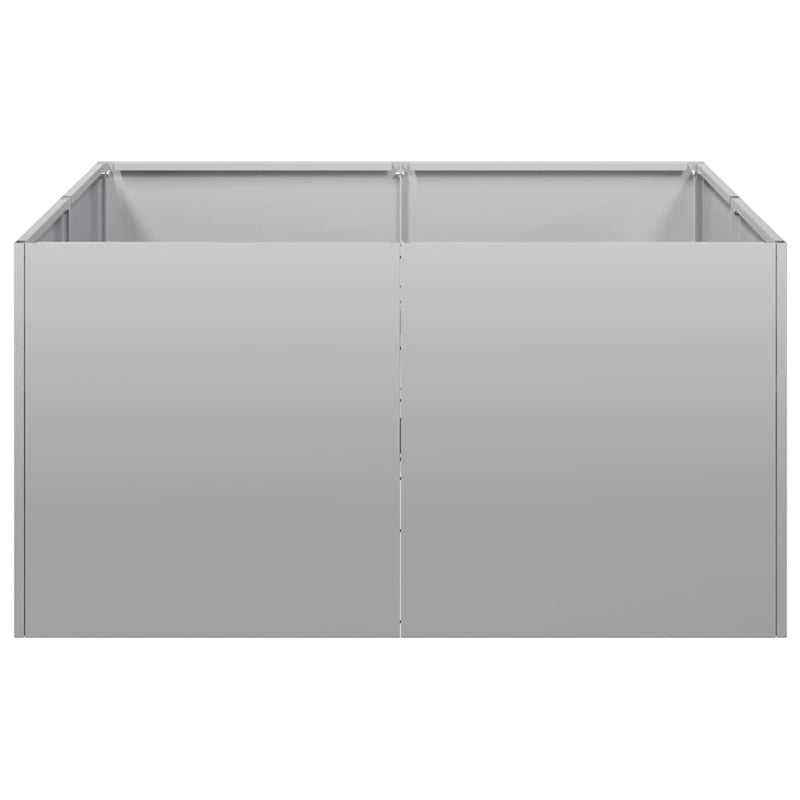 vidaXL Növénytartó 80x80x40 cm Horganyzott acél