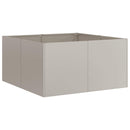vidaXL ültető rozsdás 80x80x40 cm időjárásálló acélból