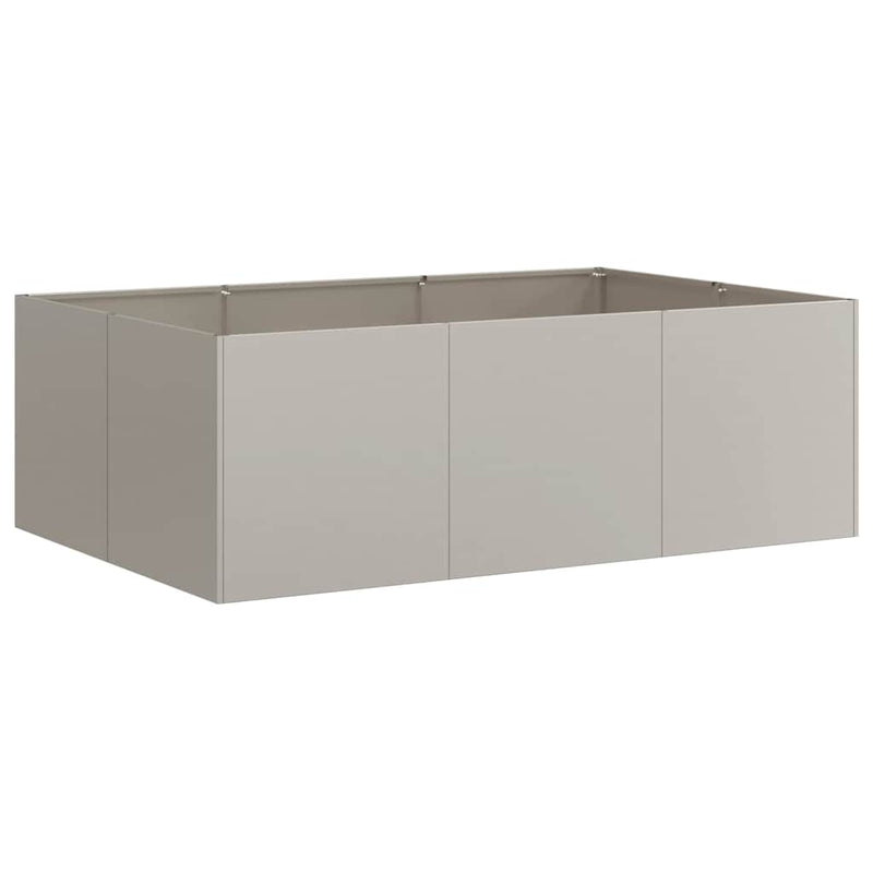 vidaXL ültető rozsdás 120x80x40 cm időjárásálló acélból