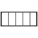 vidaXL ültetőtartó fekete 200x80x40 cm acél