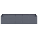 vidaXL antracitszürke acél növénytartó 200x80x40 cm