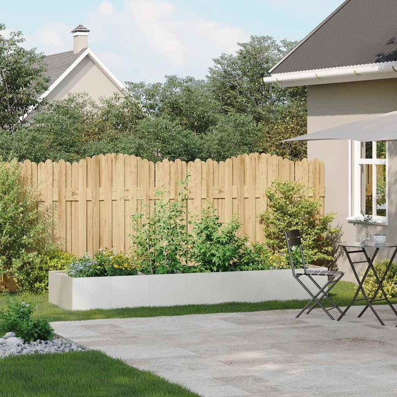 vidaXL fehér acél növénytartó 280x80x40 cm