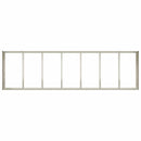 vidaXL fehér acél növénytartó 280x80x40 cm