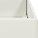 vidaXL fehér acél növénytartó 280x80x40 cm