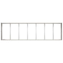 vidaXL rozsdamentes acél növénytartó 280x80x40 cm