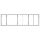 vidaXL horganyzott acél növénytartó 280x80x40 cm