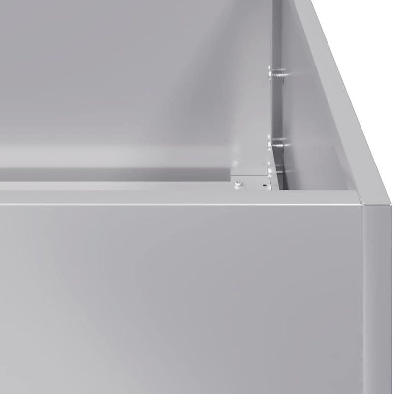 vidaXL horganyzott acél növénytartó 280x80x40 cm