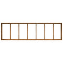 vidaXL időjárásálló acélból növénytartó rozsdás 280x80x40 cm