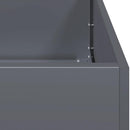 vidaXL növénytartó antracit 360x80x40 cm acél