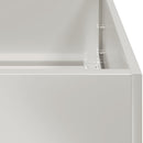 vidaXL növénytartó 360x80x40 cm rozsdamentes acél