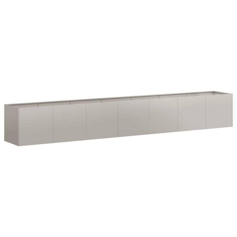 vidaXL ültető rozsdás 360x80x40 cm időjárásálló acélból