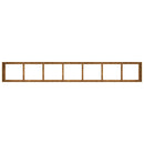 vidaXL ültető rozsdás 360x80x40 cm időjárásálló acélból